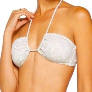 Eberjey Halter Bikini Top Surf Spray Cora M